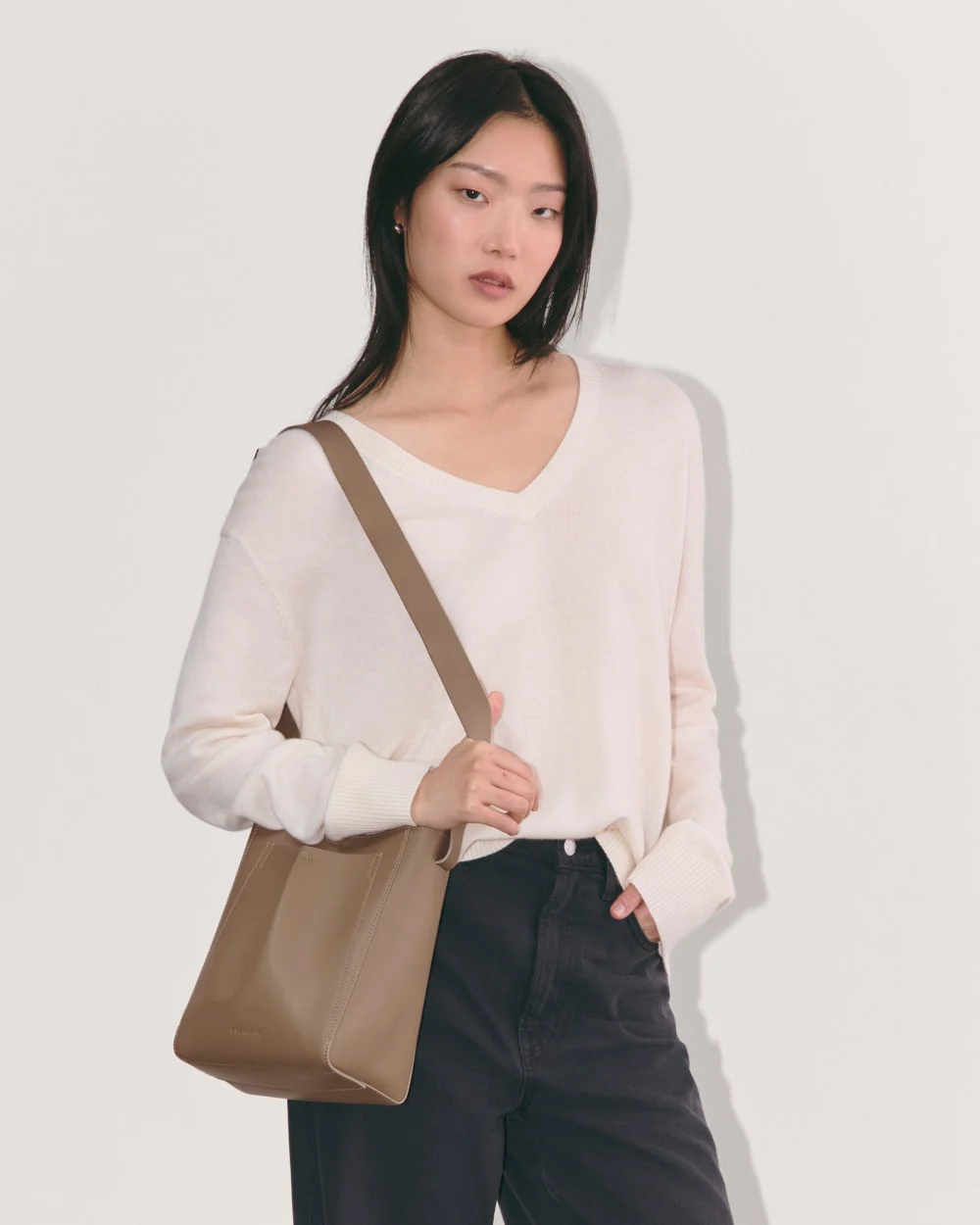 The Mini Studio Bag | Porcini Taupe