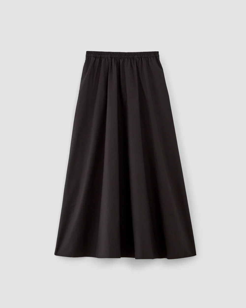 The Supima® Pull-On Maxi Skirt | Black