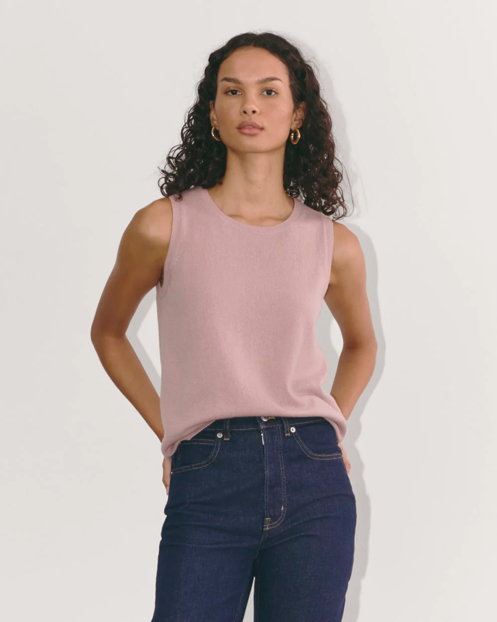 The Classic Tank in Cashmere | Dusty Rose