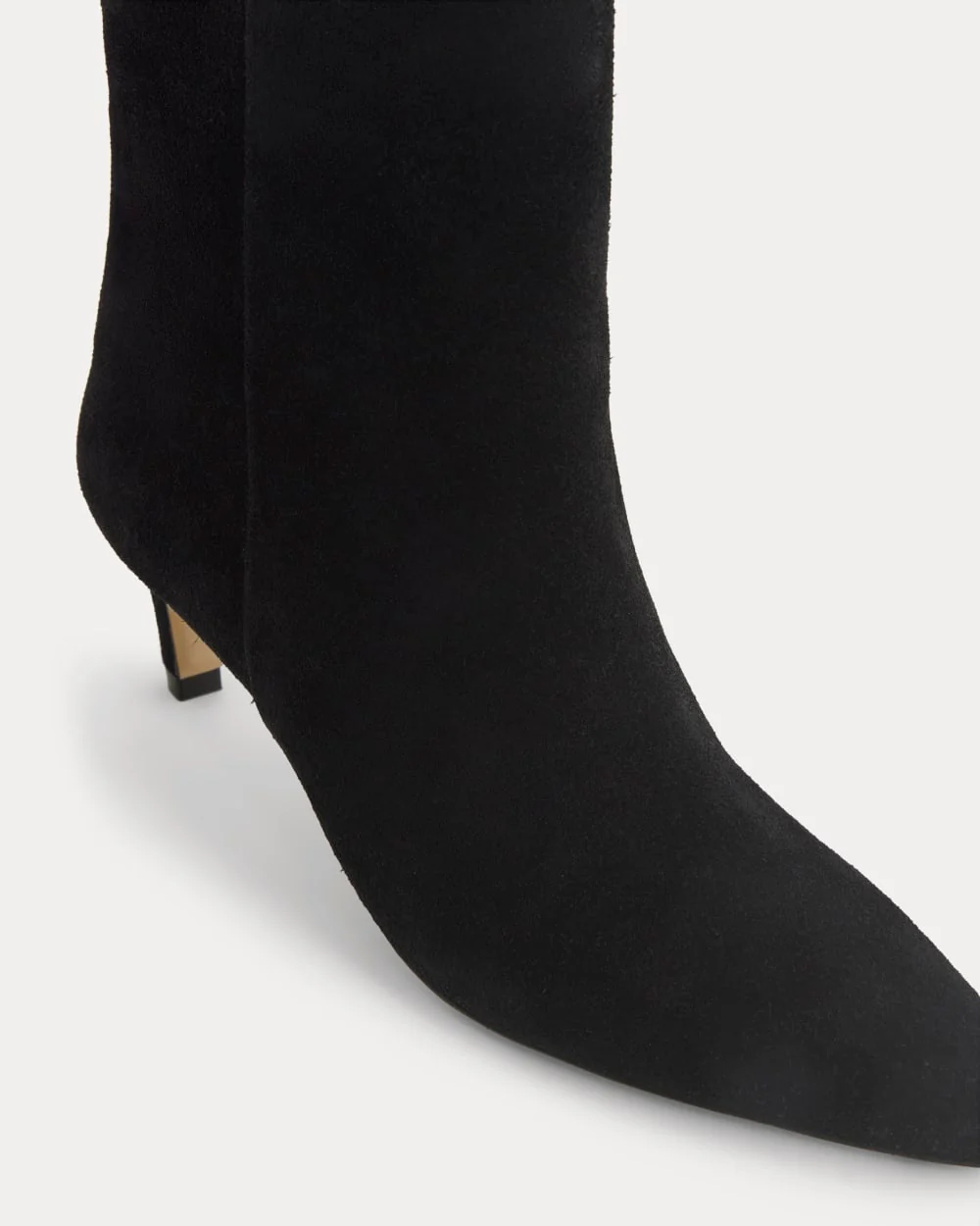 Studio Kitten Heel Bootie | Black Suede