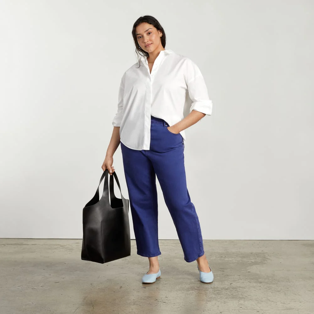 The Oversized Poplin Shirt | White