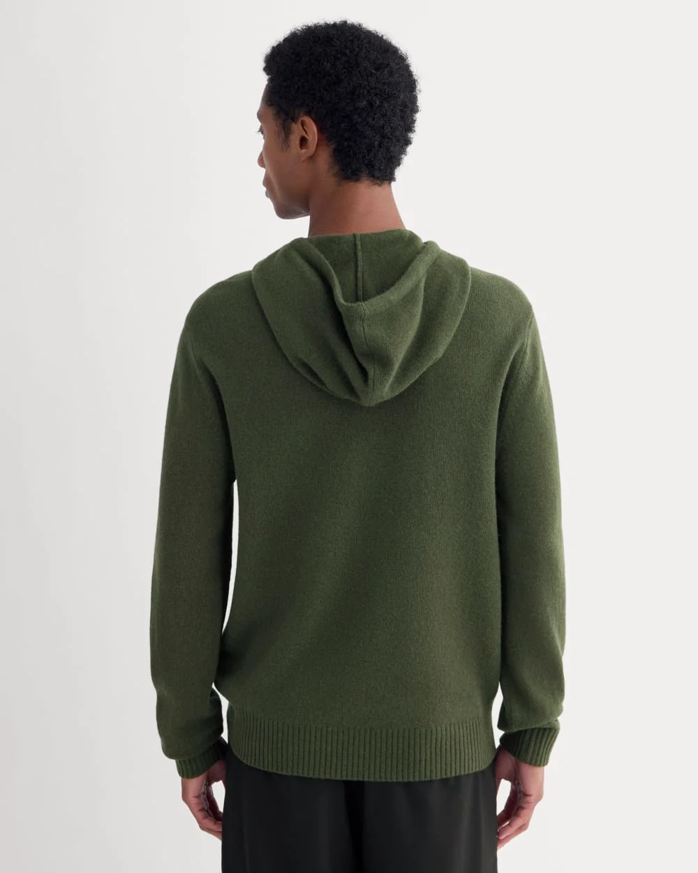 The Felted Merino Hoodie | Dark Forest