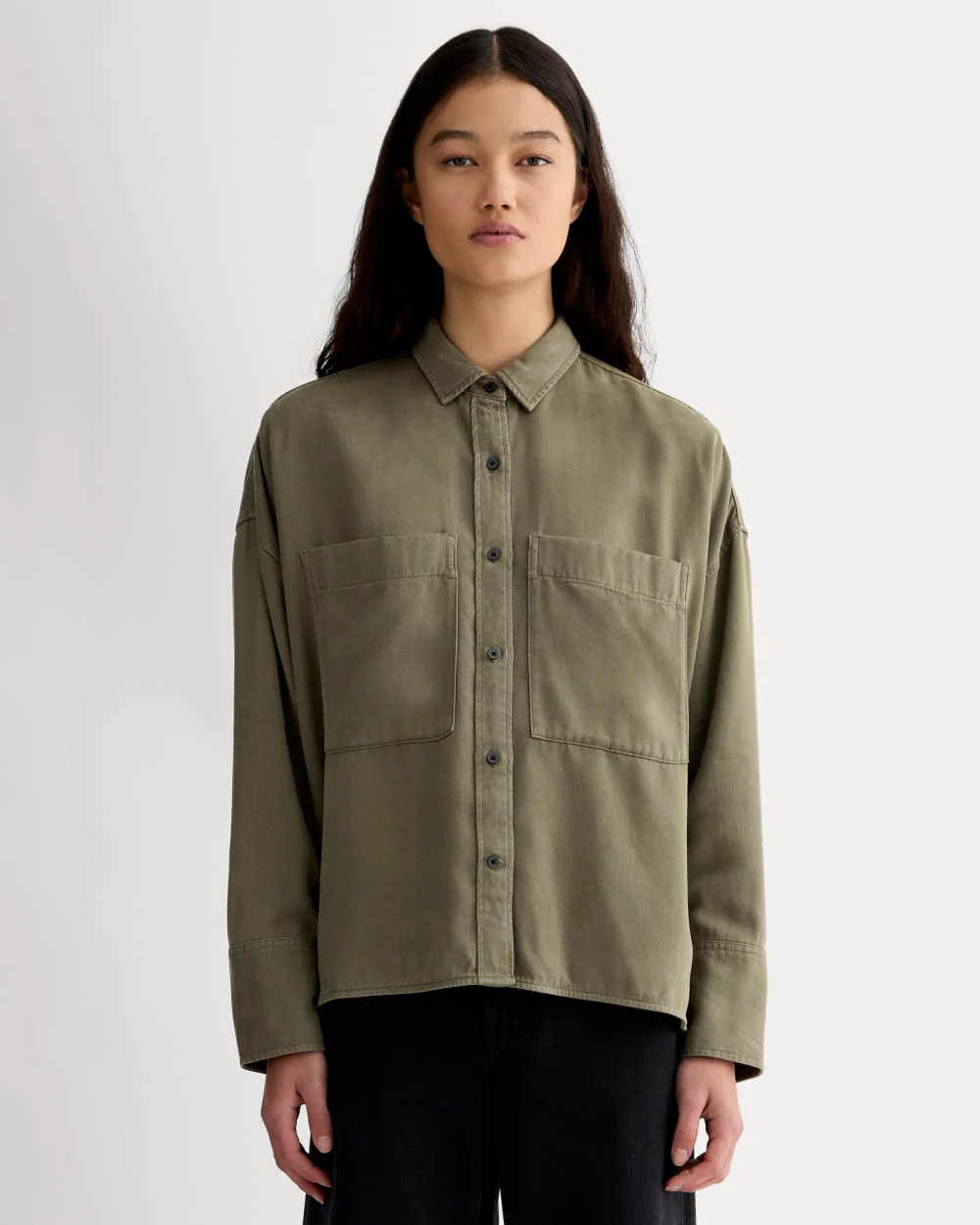The Boxy Overshirt in Buttersoft | Kalamata