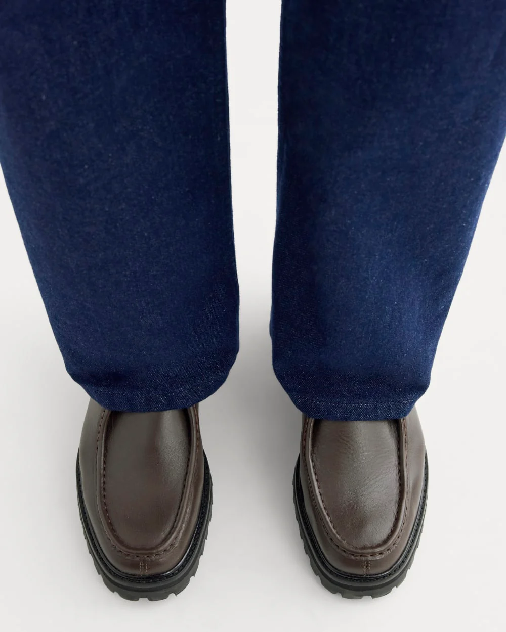 Leather Lug Chukka | Deep Brown