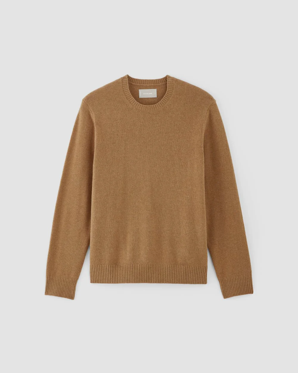 The Premium Merino Crew Neck Sweater | Deep Camel