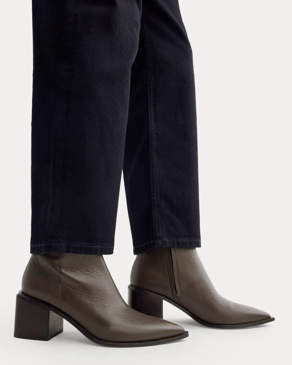 Studio Block Heel Boot | Brown