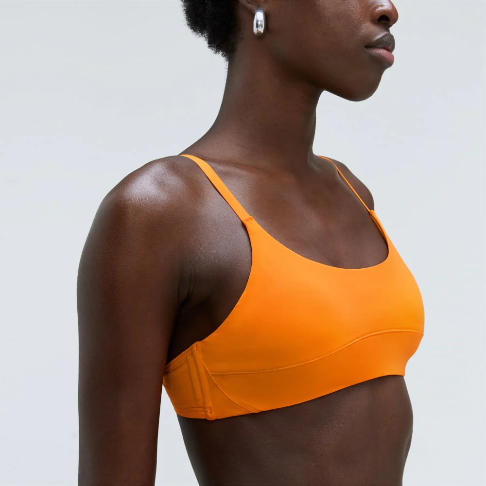 The Scoop-Neck Bikini Top | Turmeric