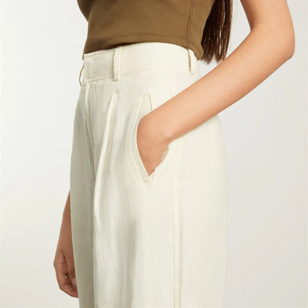 The Linen Way-High® Drape Pant  | Canvas