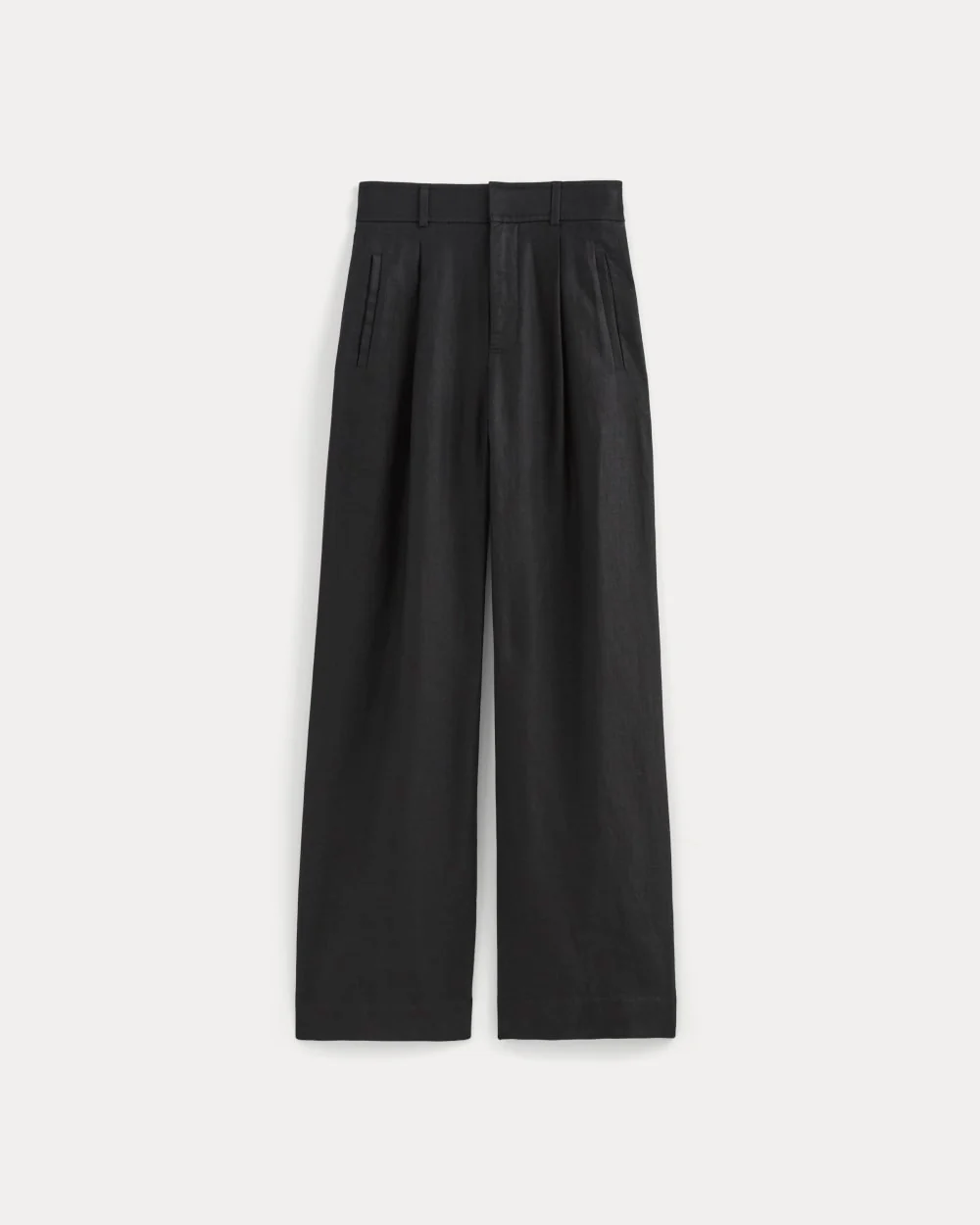 The Linen Way-High® Drape Pant  | Black