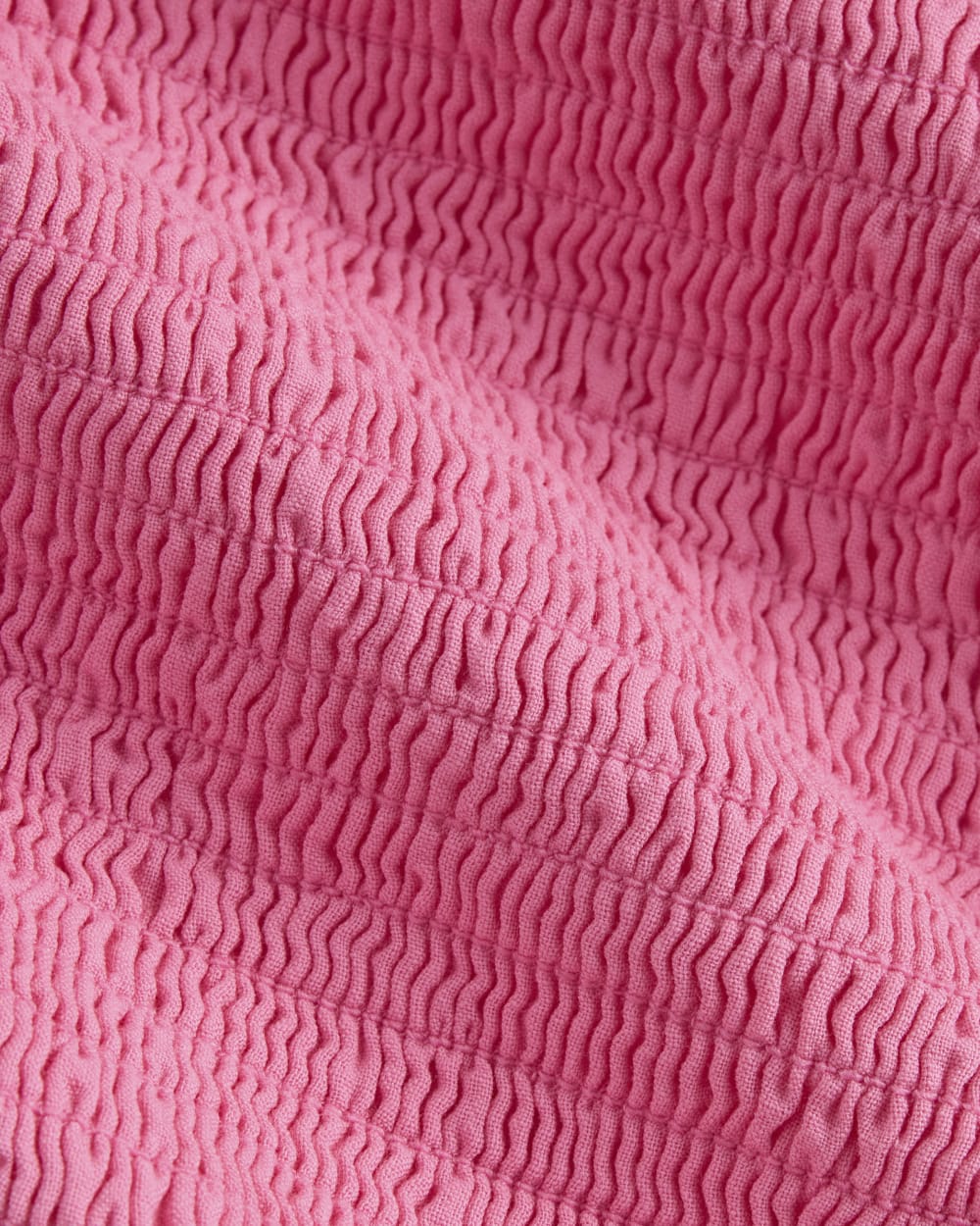 The Gauze Smocked Top | Deep Pink