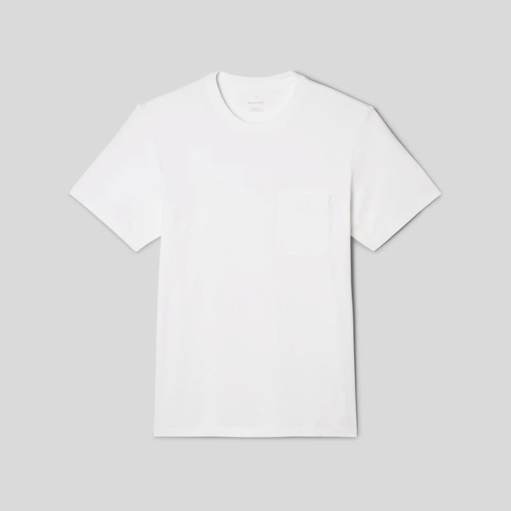 The Premium-Weight Pocket Tee | Uniform | White