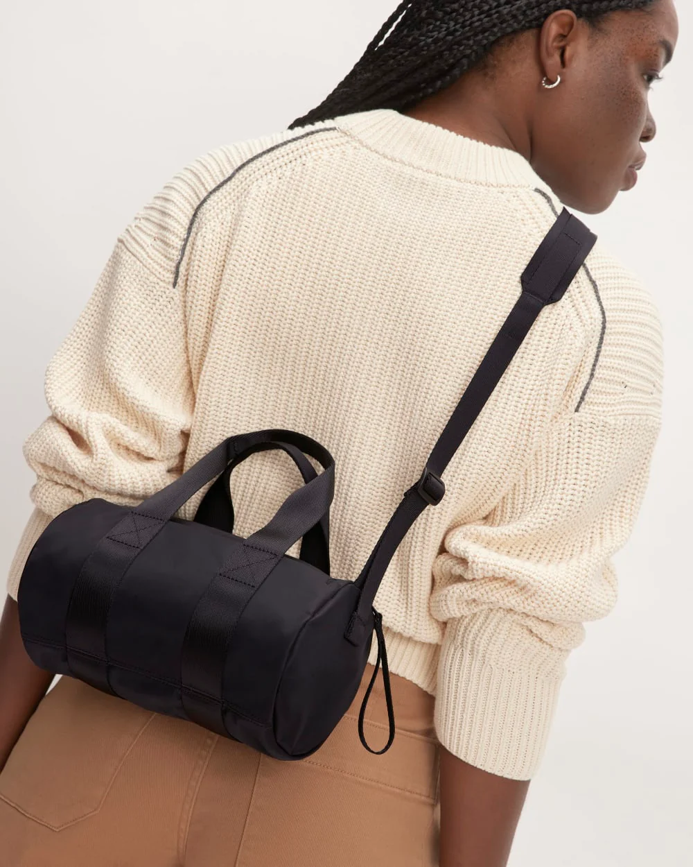 The Recycled Nylon Crossbody | Black