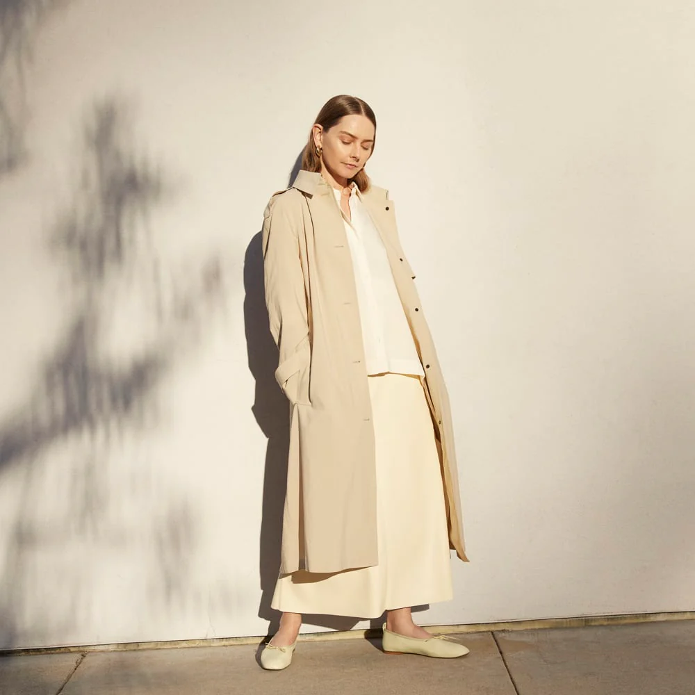 The Long Mac Coat | Stone