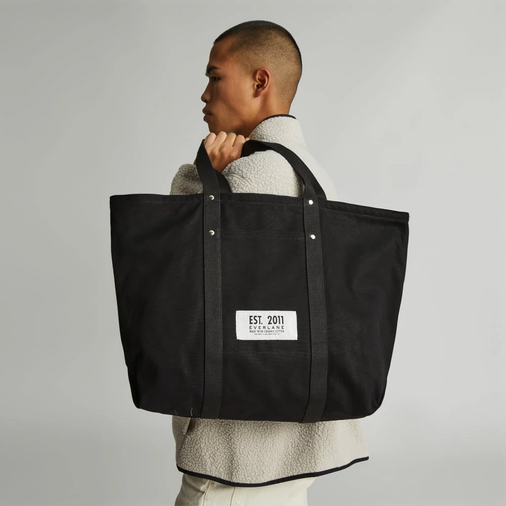 The Organic Canvas Weekender | Black