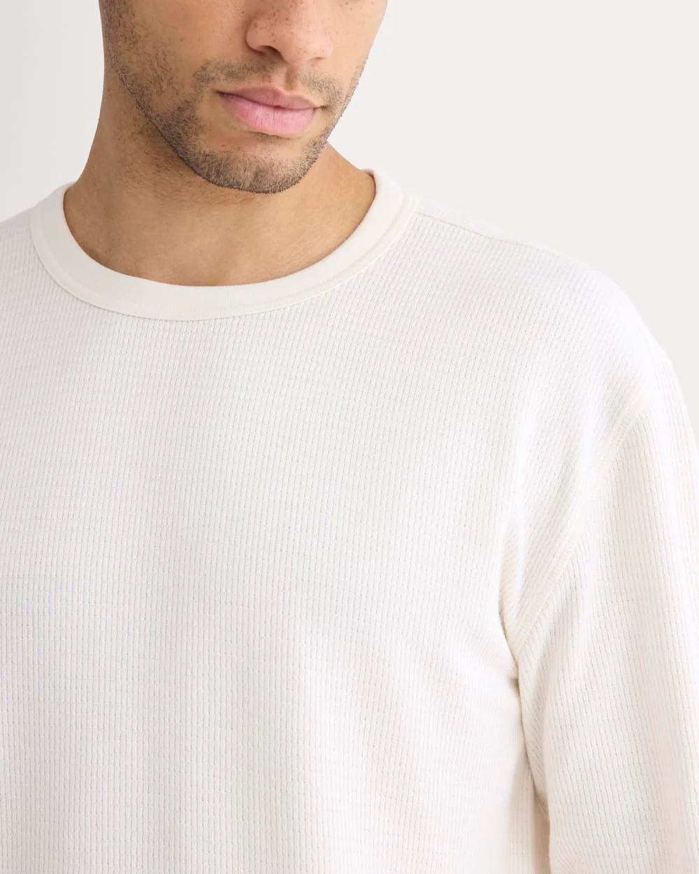 Thermal Crew in Cozy Waffle | Bone