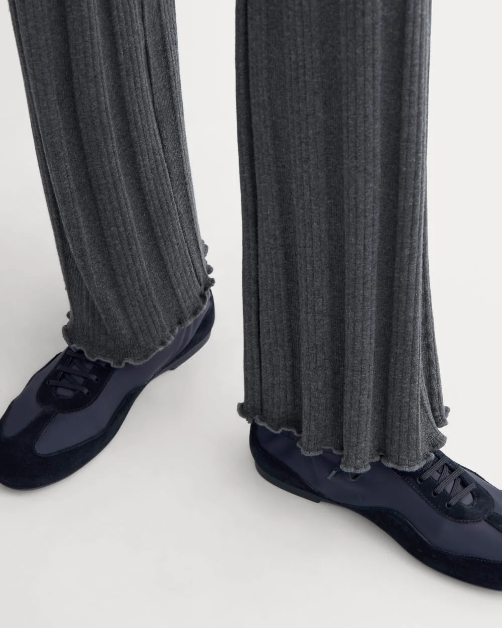 Lounge Rib Pant | Heathered Soot