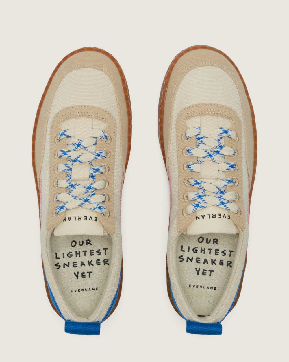 The Tread-Bare Sneaker | Canvas / Lapis Blue / Classic Red