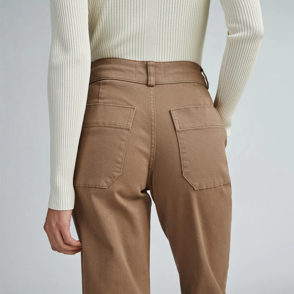 The Organic Straight-Leg Pant | Toasted Coconut