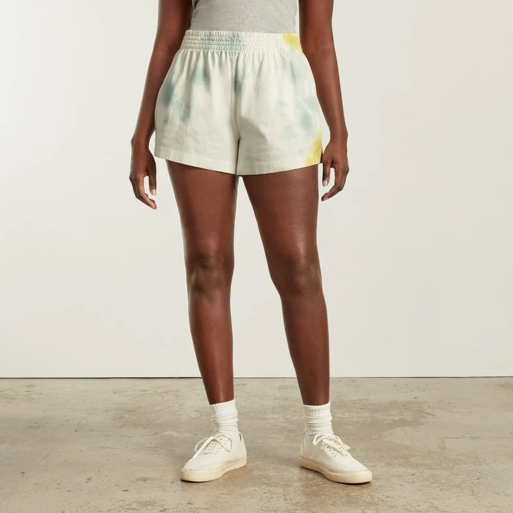 The Retro Jersey Short | Seafoam Tie Dye