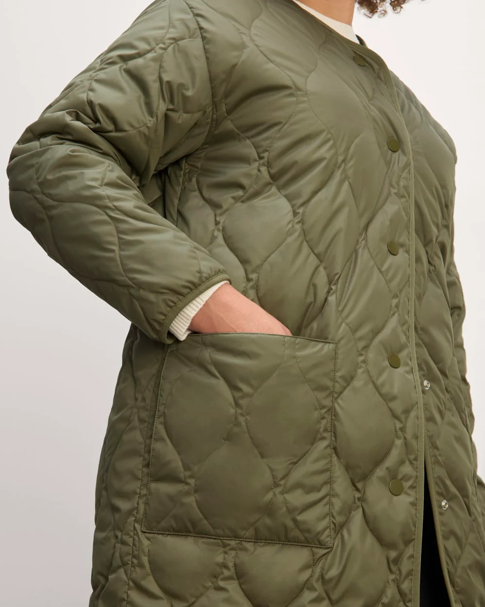 The Long Quilted Liner | Kalamata