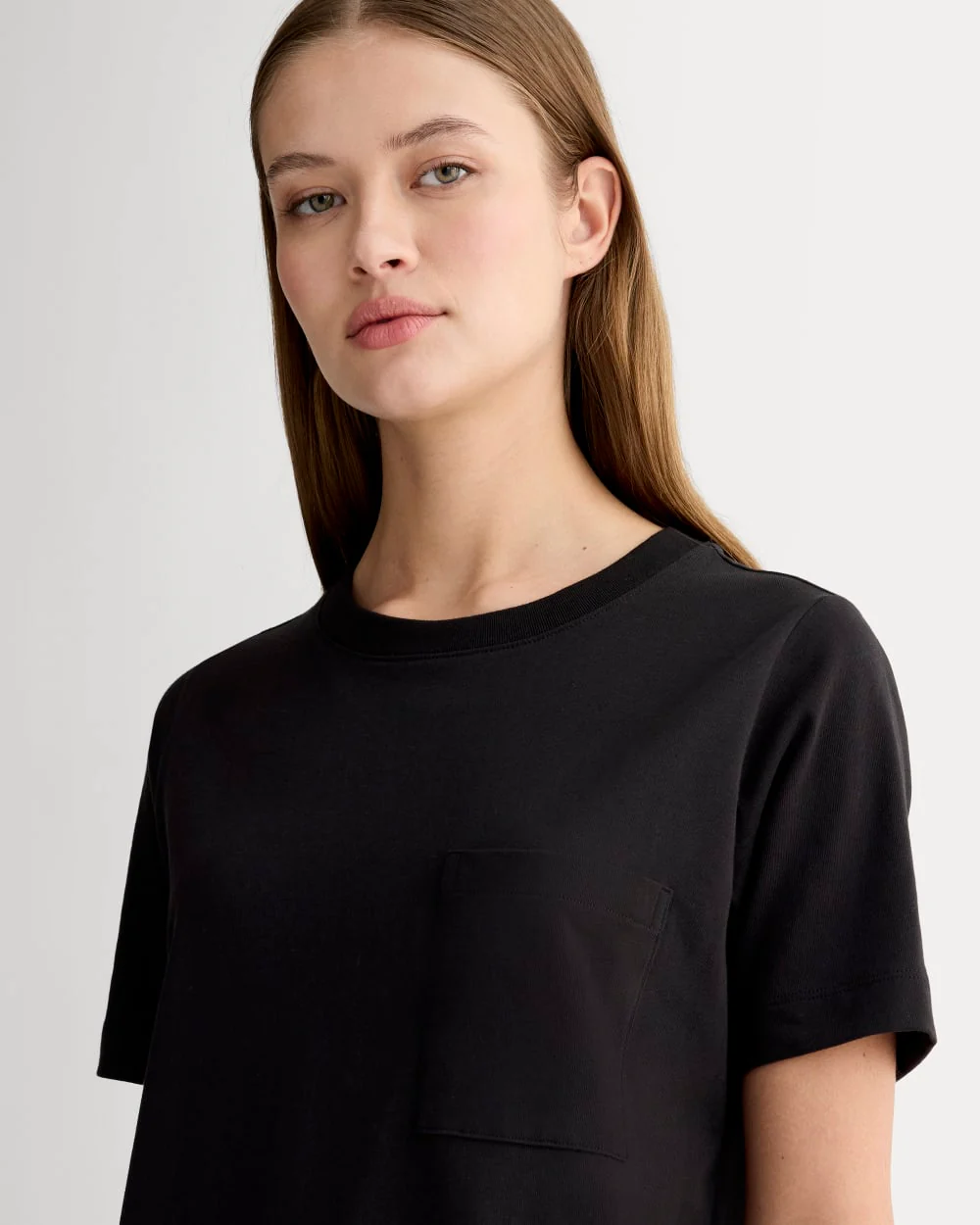 The Organic Cotton Weekend Tee Dress | Black