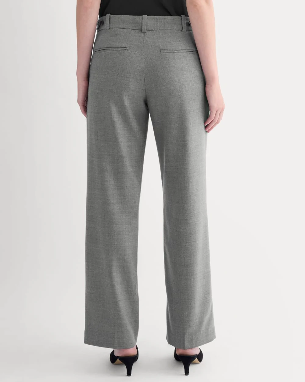 Straight-Leg Trouser in Tailor Twill | Heather Graphite