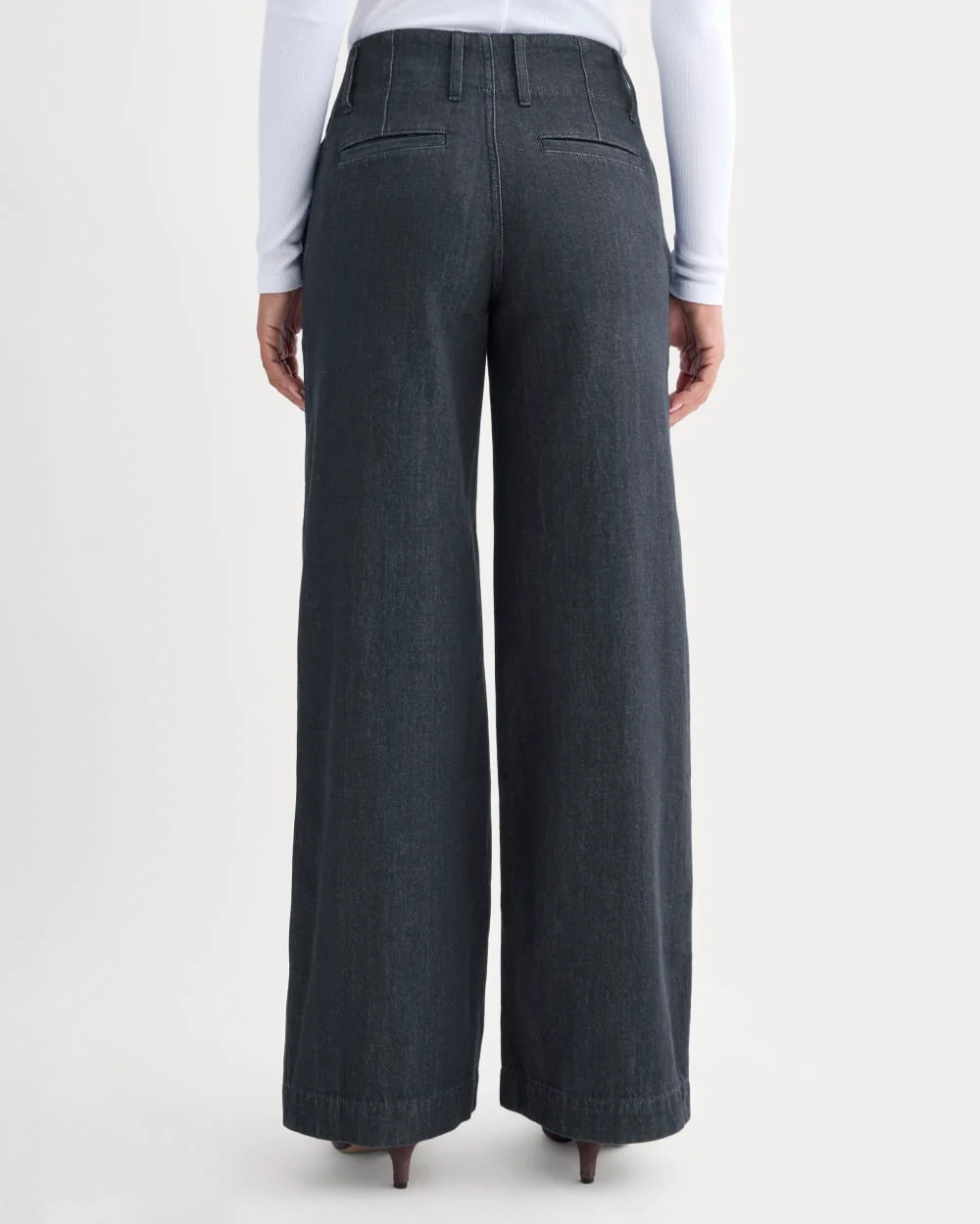 The Mid-Rise Trouser Jean | Tungsten Rinse