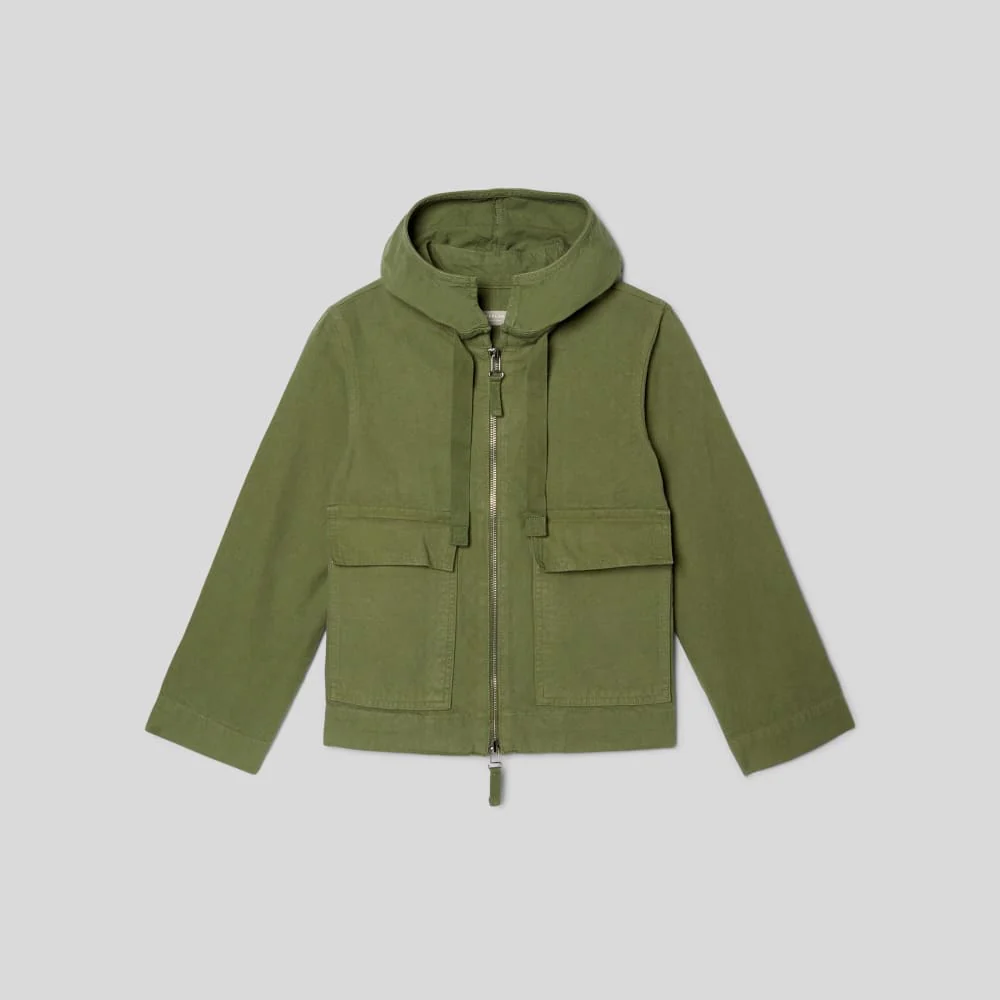 The Canvas Organic Cotton Anorak | Forest Green