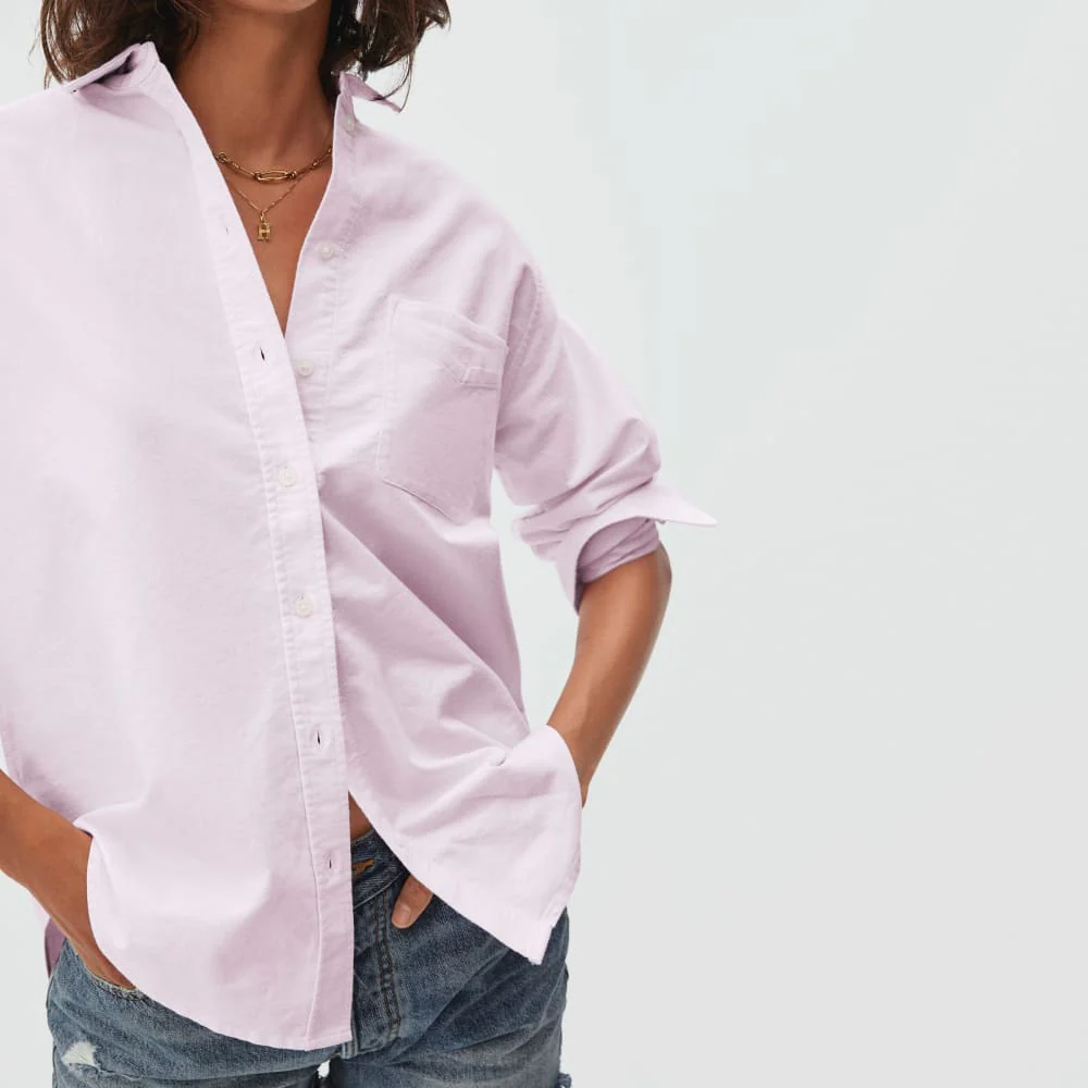 The Japanese Oxford Shirt | Pale Pink