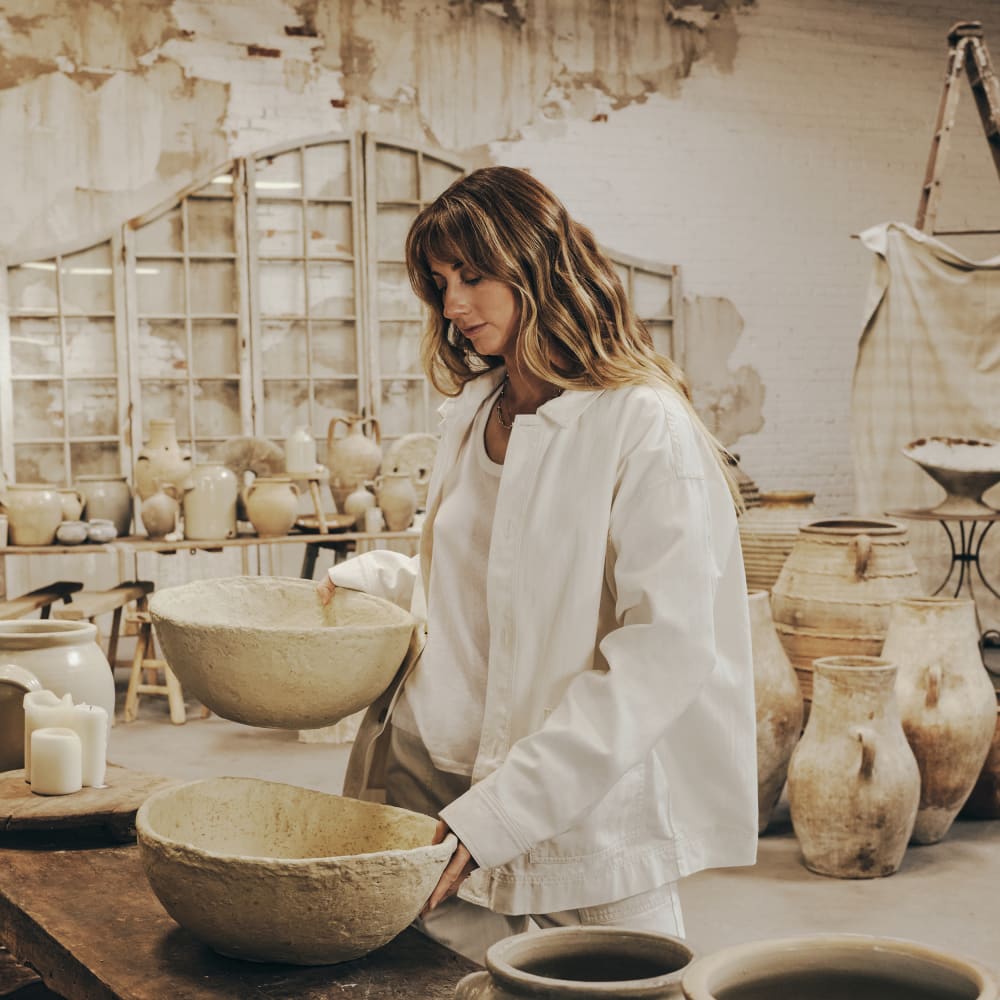 The Organic Cotton Herringbone Jacket | Bone