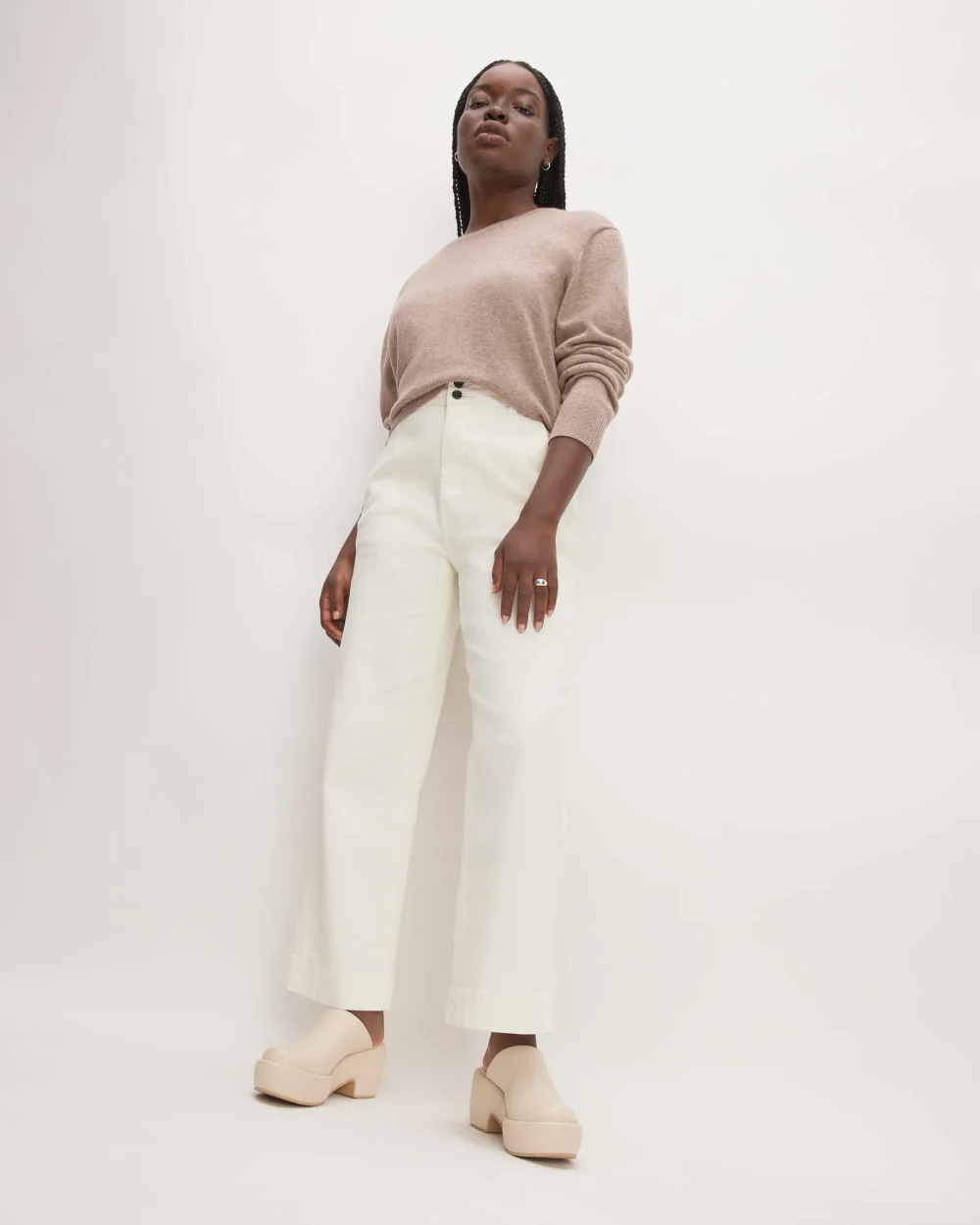 The Classic Crew in Cashmere | Toasted Sesame