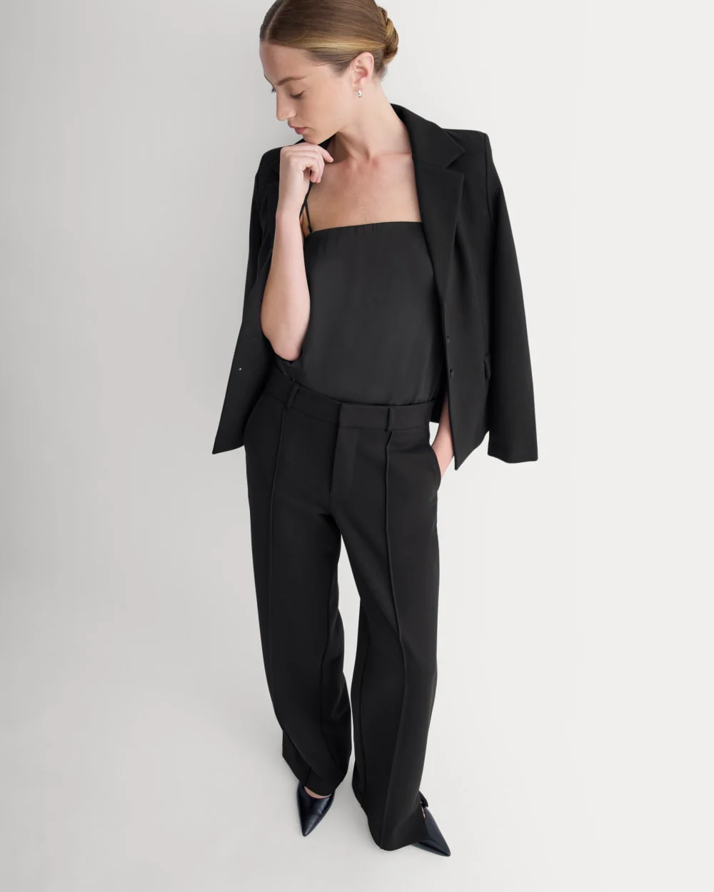 Dream Wide-Leg Trouser | Black