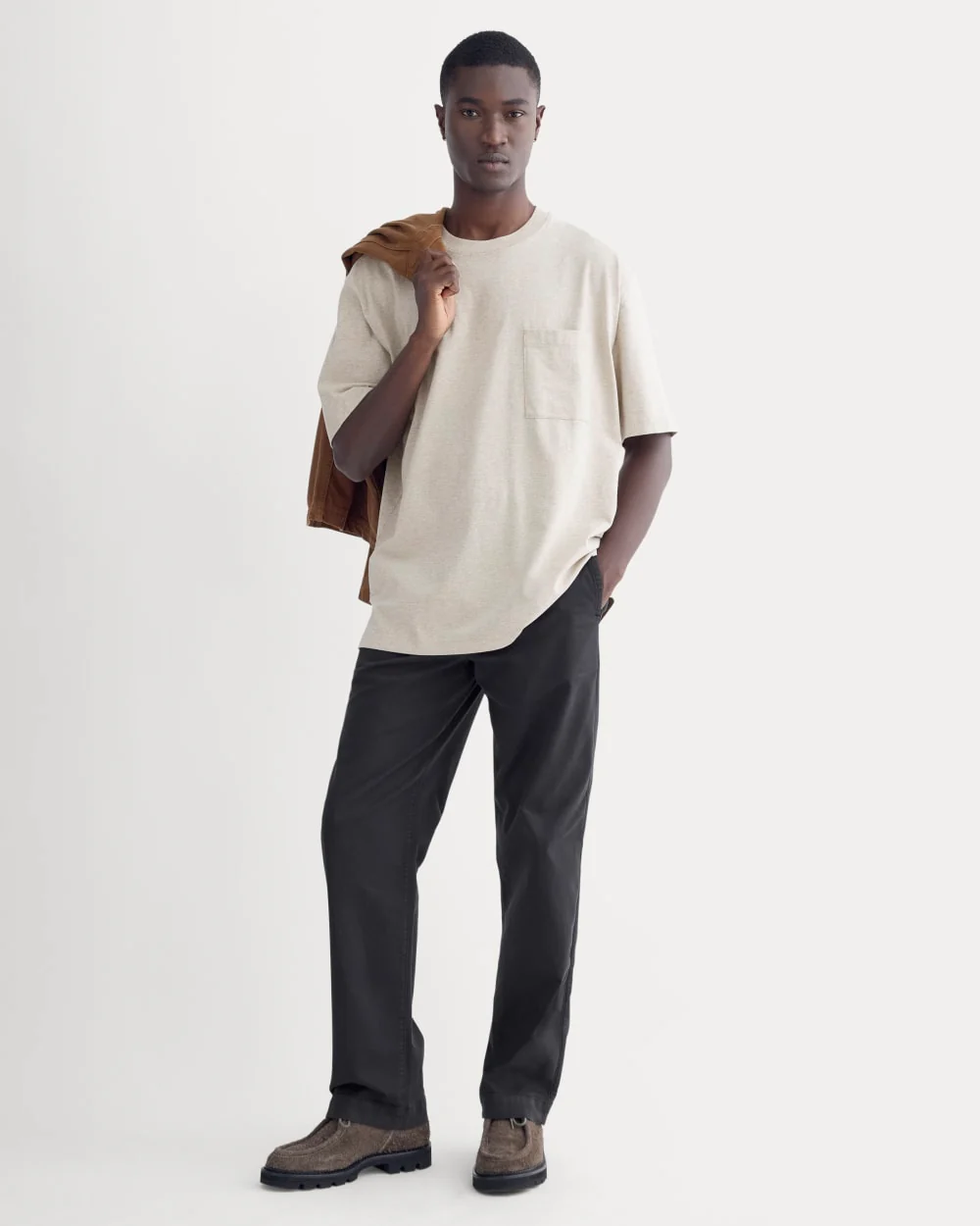 Oversized Classic Tee | Heathered Oatmeal
