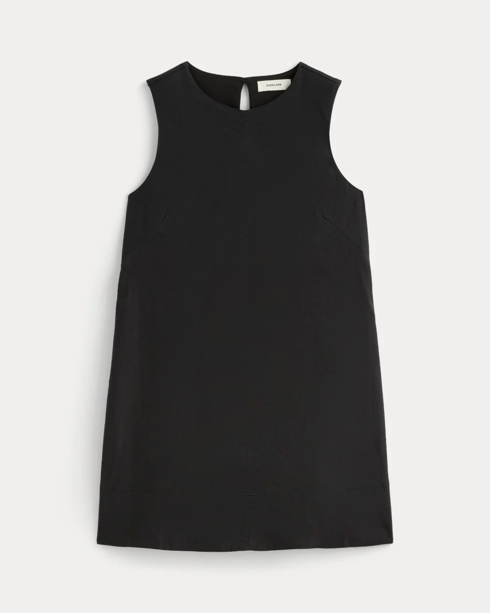 The Shift Dress in Stretch Linen | Black