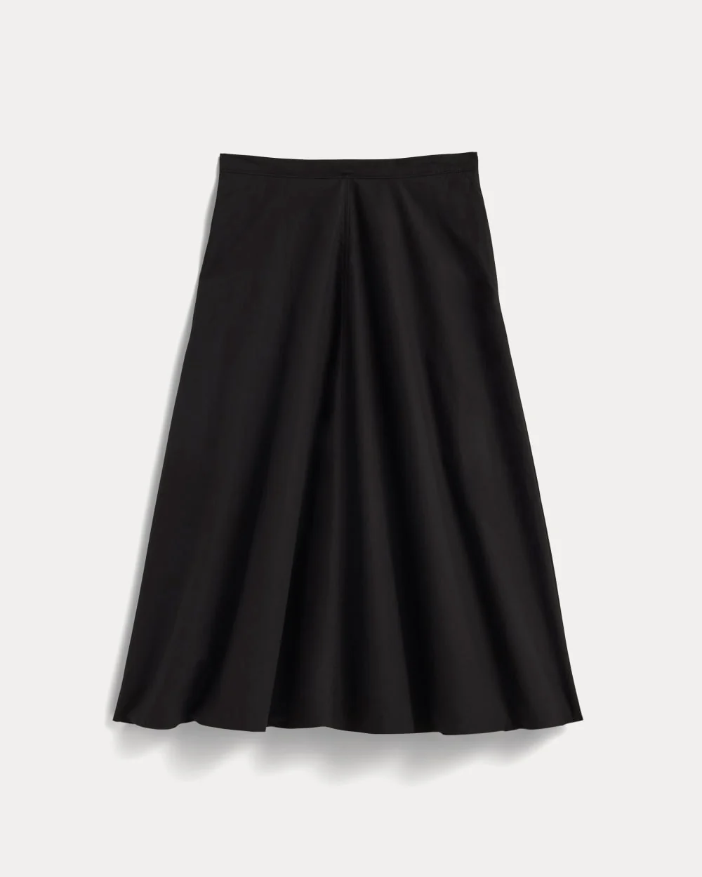 The Midi Skirt in Ultrasoft Cotton | Black