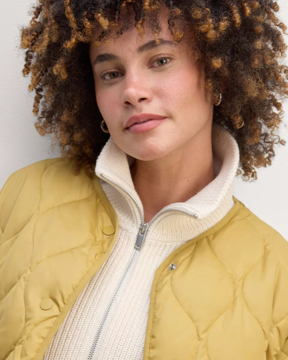 The Quilted Liner | Golden Oak