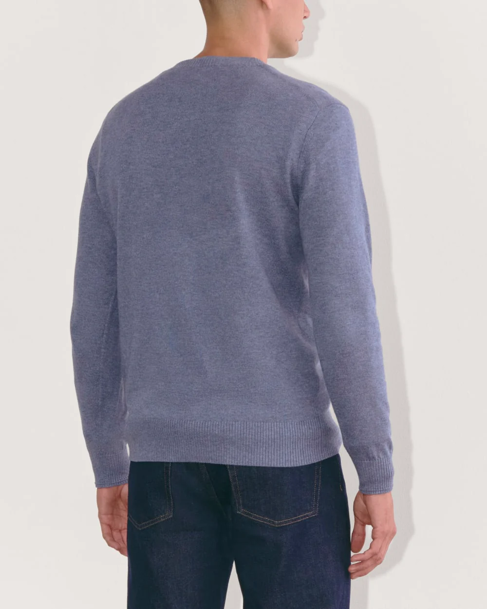 The No-Sweat Sweater | Uniform | Heather Sage Blue