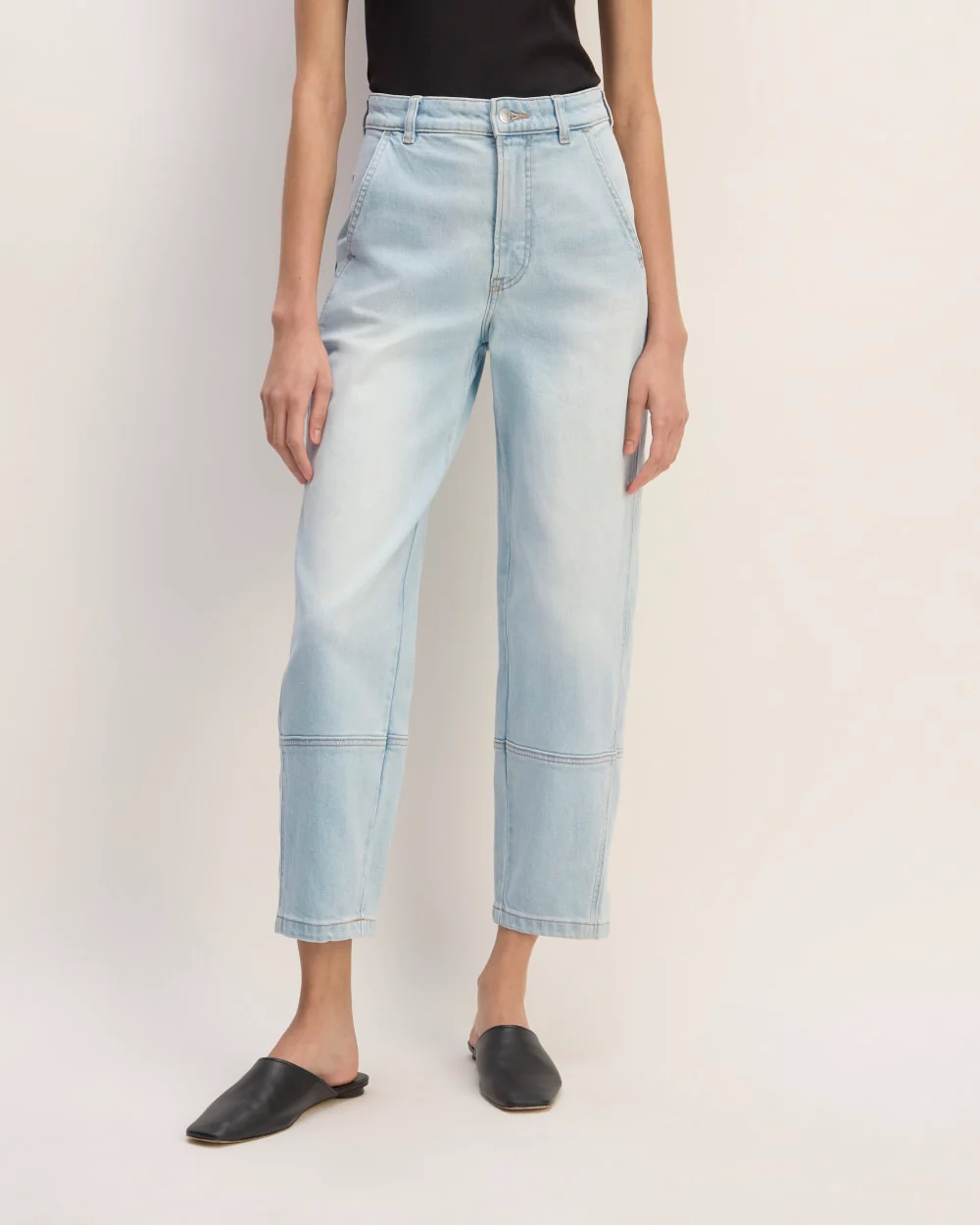 The Utility Barrel Jean | Fog | Regular