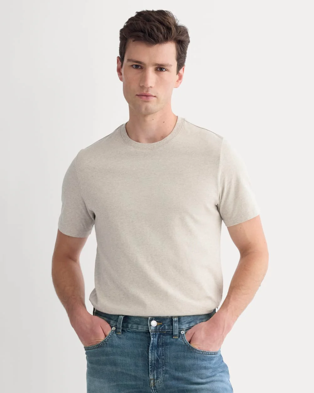 Classic Tee | Heathered Oatmeal