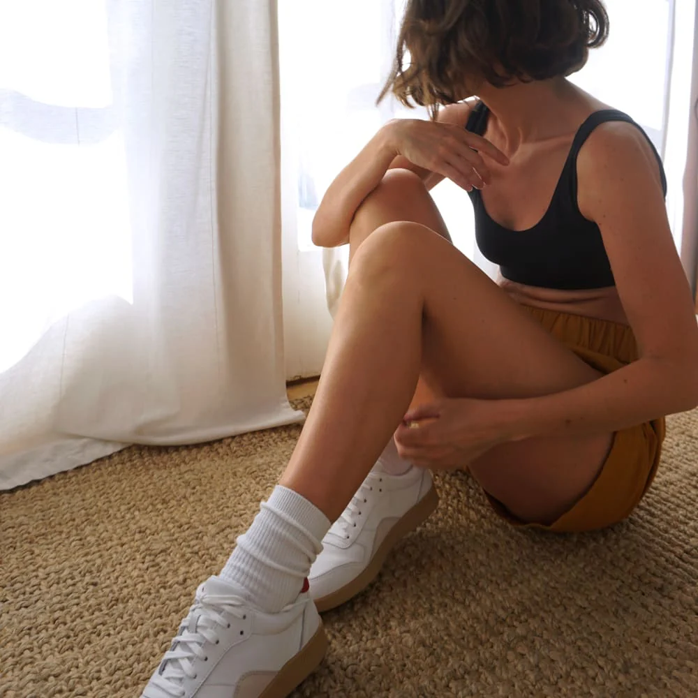 The Cotton Tank Bra | Black