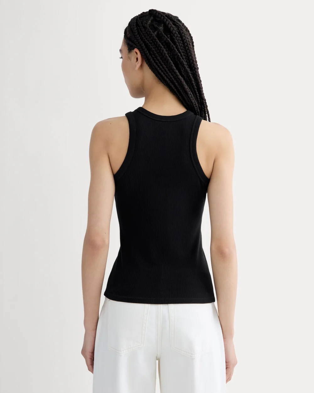 The Shimmy Cutaway Tank | Black