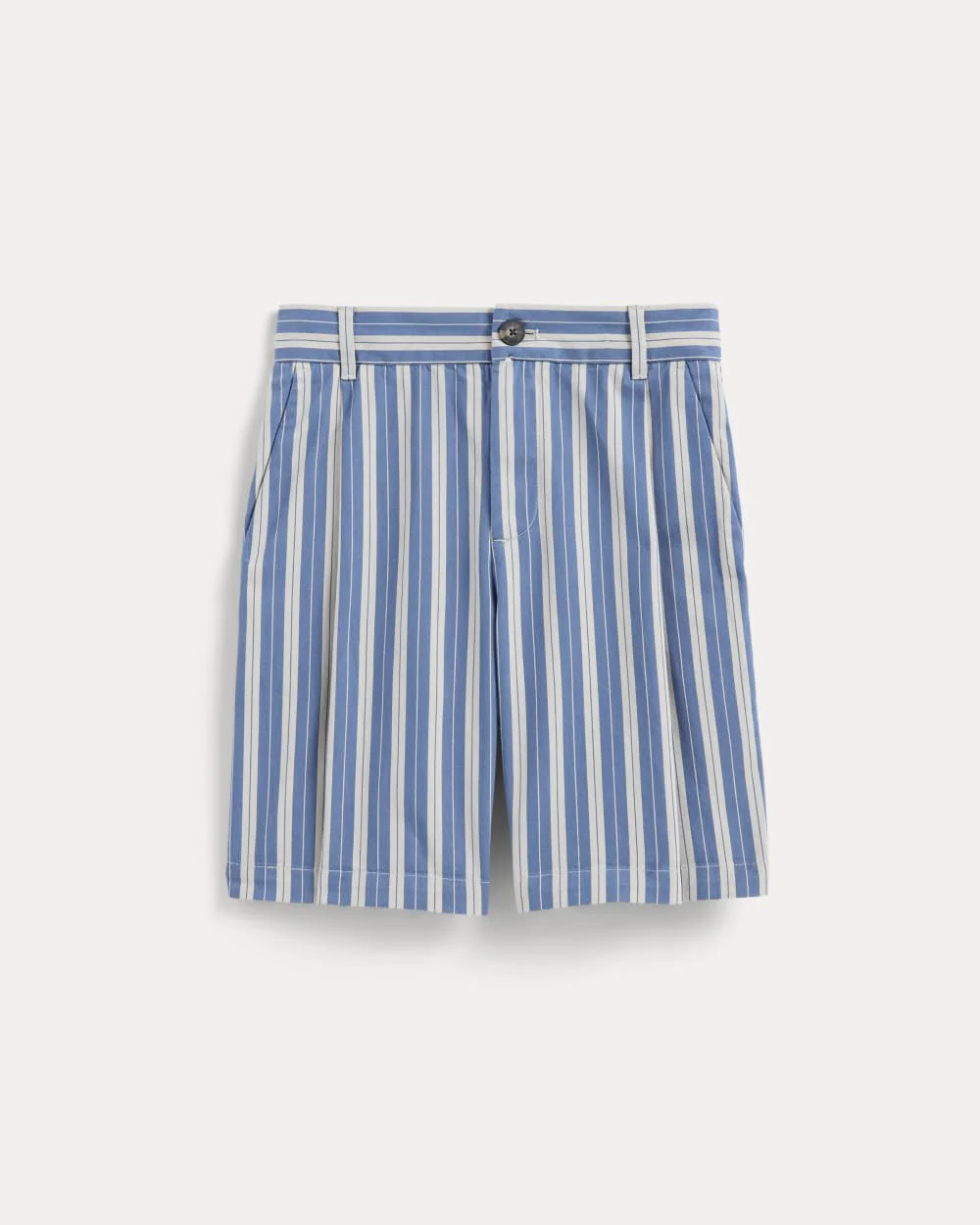The Pleated Chino Short | Dutch Blue / Natural