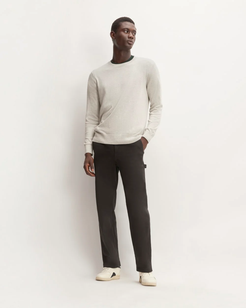 The No-Sweat Sweater | Uniform | Chalk
