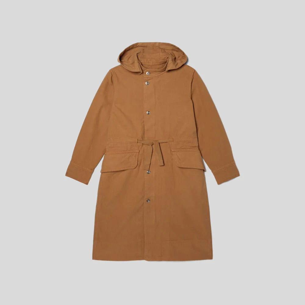The Canvas Organic Cotton Parka | Cappuccino