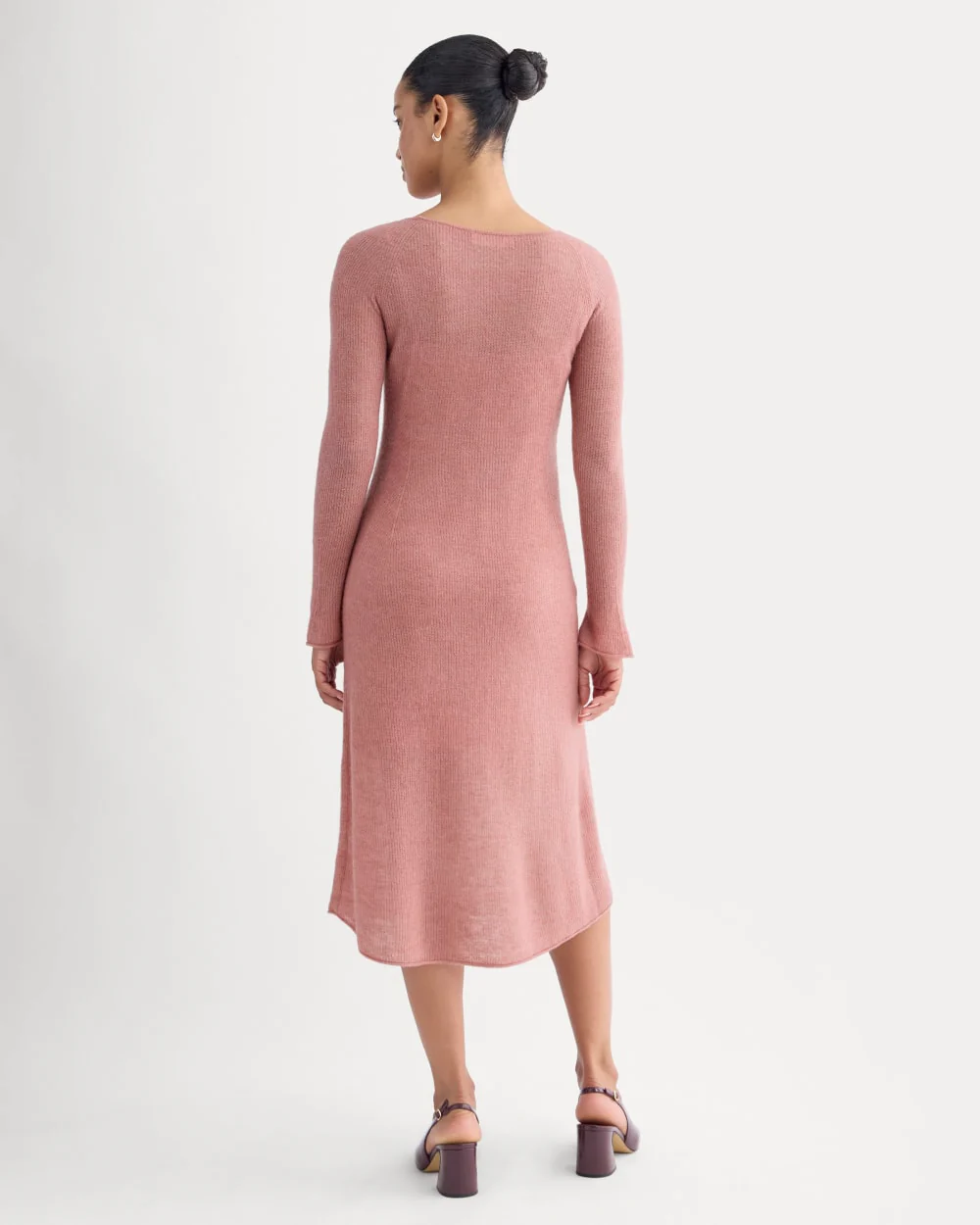 The Air Alpaca™ Sweater Dress | Rose Dust
