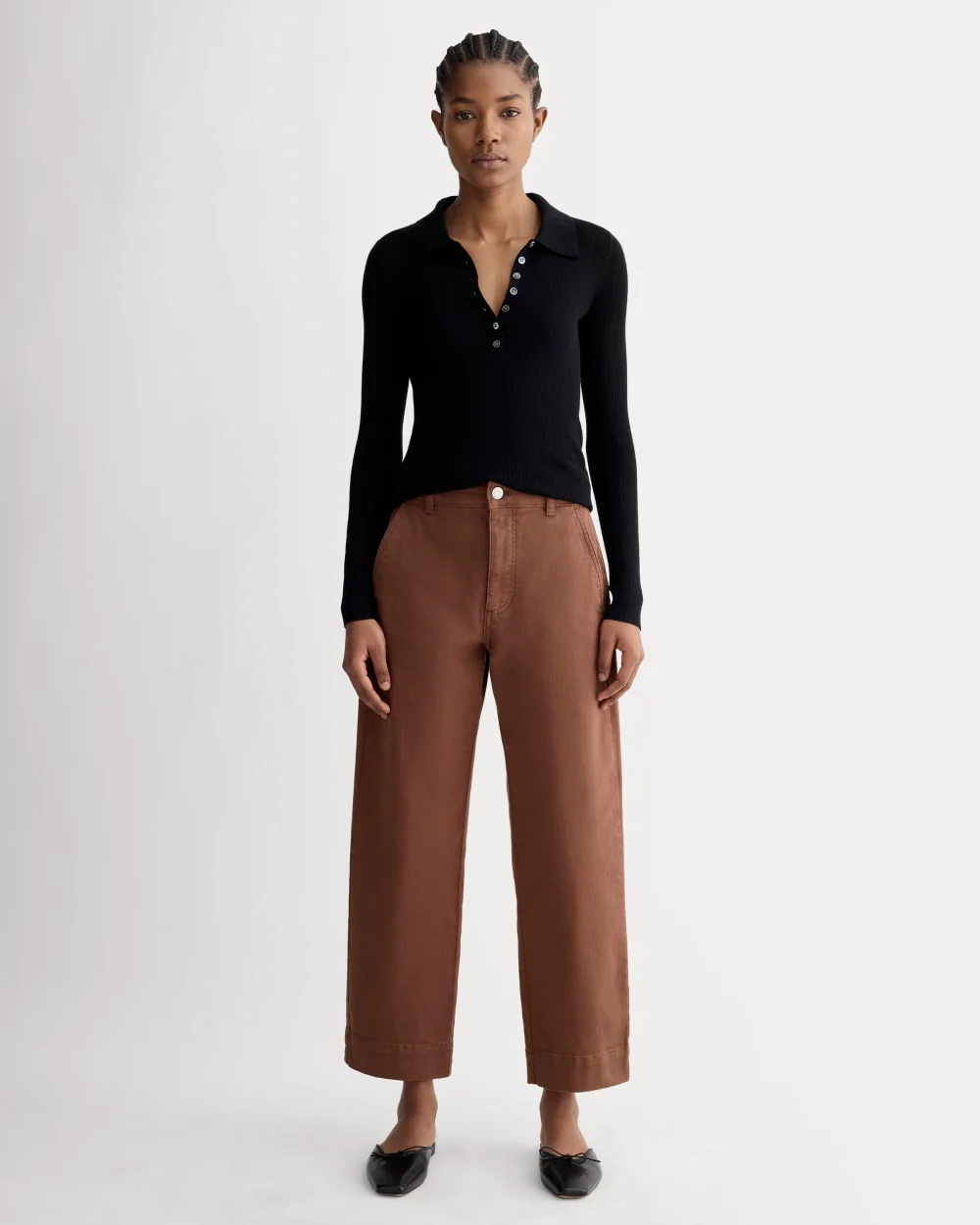 The Utility Straight-Leg Pant | Rosewood | 26.5 Inseam
