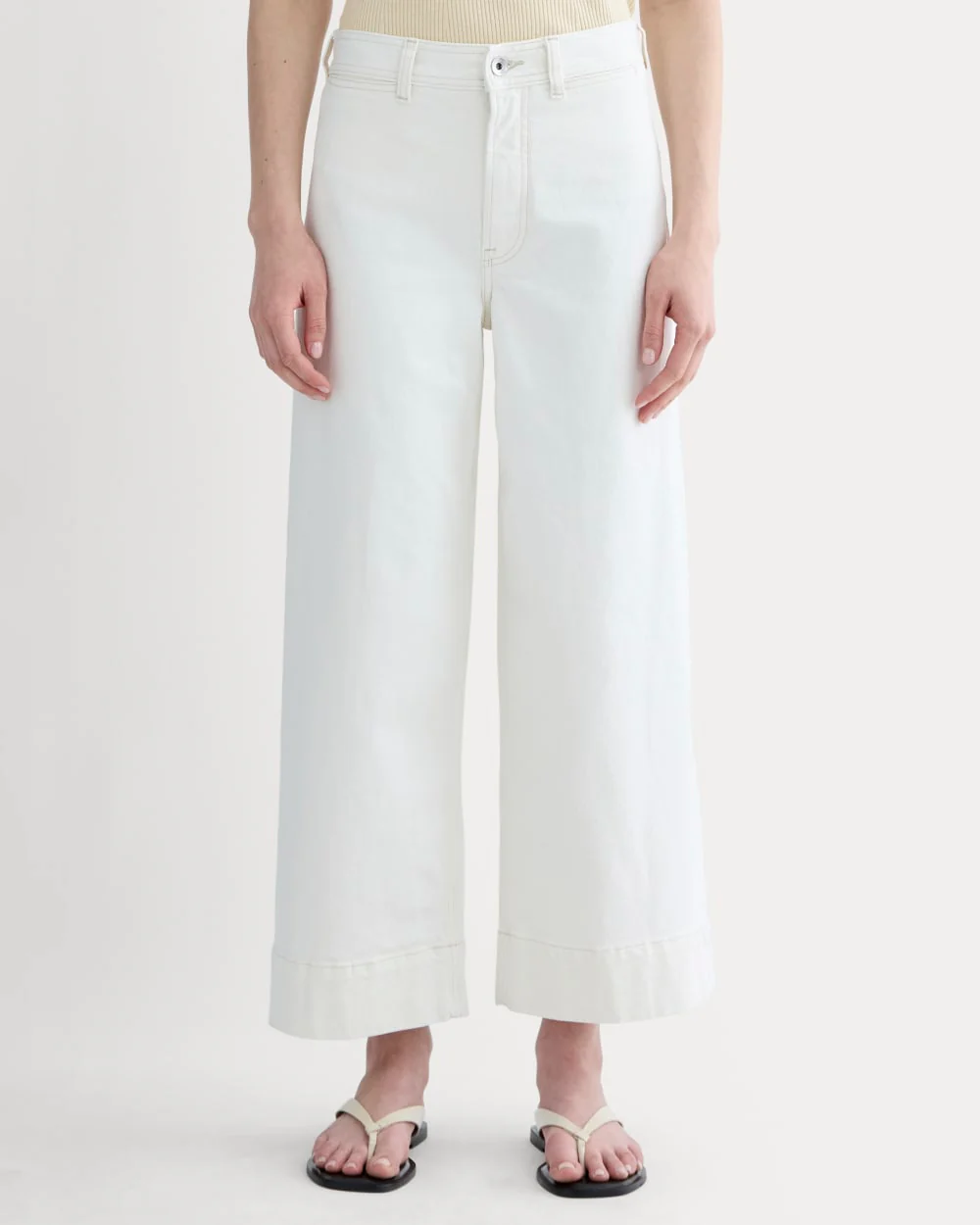 The Mariner Cropped Jean | Calico Ecru