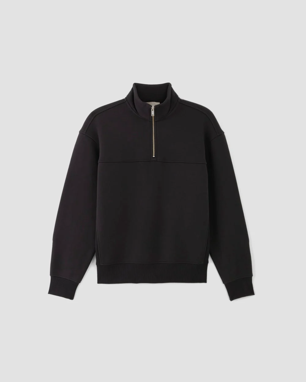 The ReTrack Fleece Half-Zip | Black