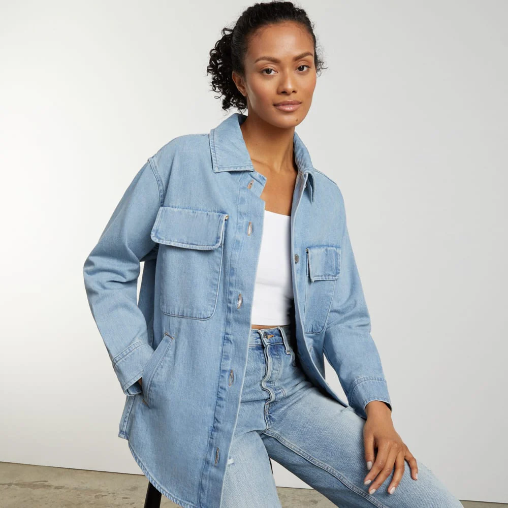The Denim Shirt Jacket | Myrtle Sky