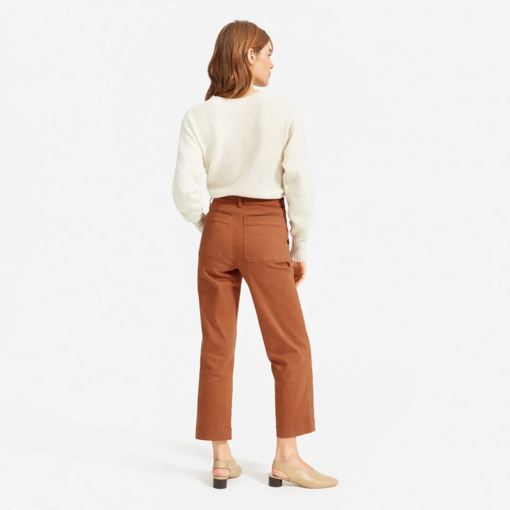 The Straight-Leg Crop | Cocoa Brown | Regular